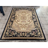 Китайский шерстяной ковер 0054008 Синий